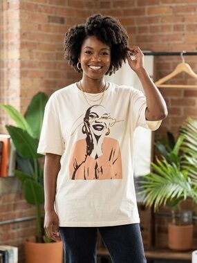 NWT Legendary Rootz Ivory Tee Shirt Size L